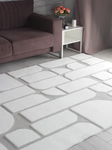 Изображение товара Ковер PIXEL Rabbit Carving PX4001-STAN-CREAM-GREY (2x2.9)