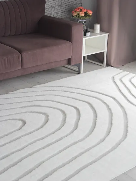 Изображение товара Ковер PIXEL Rabbit Carving PX4002-STAN-CREAM-GREY (2x2.9)