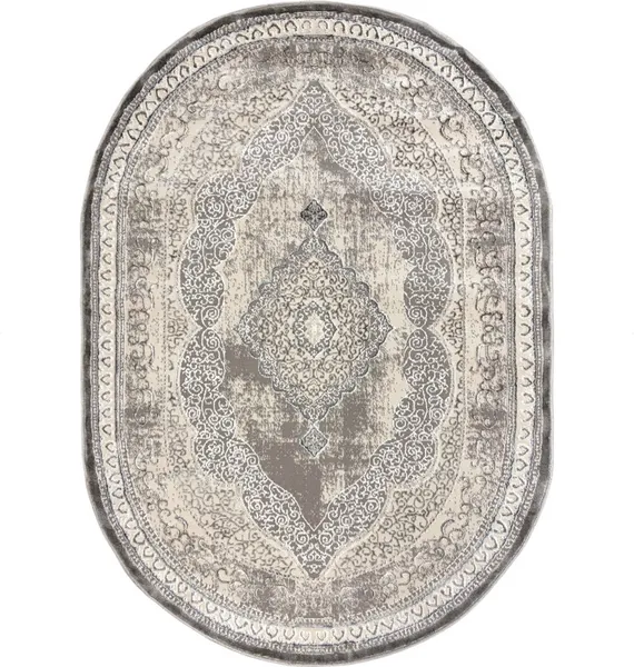 Изображение товара Ковер Behram Serena 0C676RE-GREY-GREY-OVAL (2x3)
