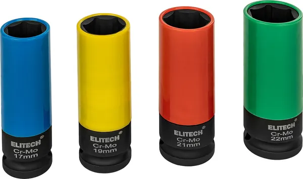 Изображение товара Набор головок слесарных Elitech 214207 / 1820.184000