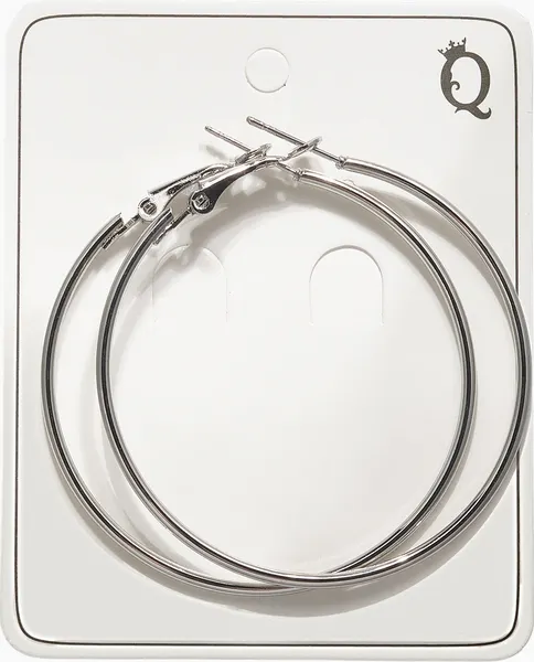 Изображение товара Серьги Queen Fair Кольца. Классика / 5114724 (серебристый)