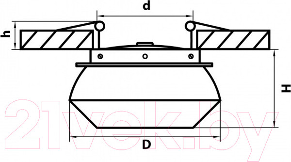 Изображение товара Точечный светильник Lightstar Orbe 51209