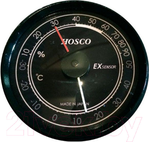 Изображение товара Термогигрометр для бани Hosco H-HT60