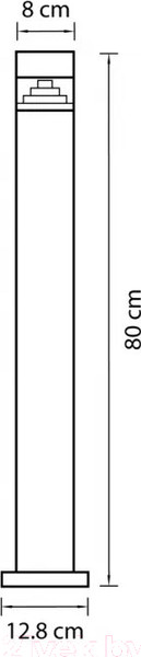 Изображение товара Светильник уличный Lightstar Raggio 377707