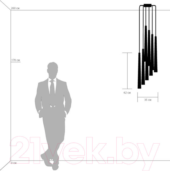 Изображение товара Люстра Lightstar Punto 807084