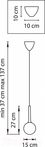 Изображение товара Потолочный светильник Lightstar Globo 813013