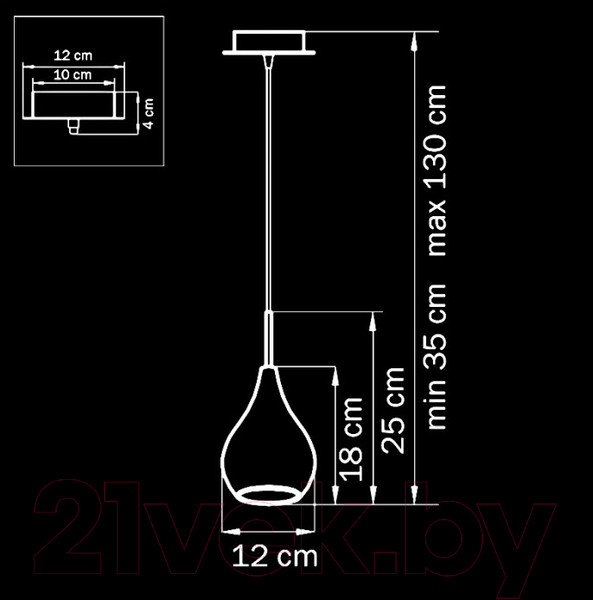 Изображение товара Потолочный светильник Lightstar Pentola 803030