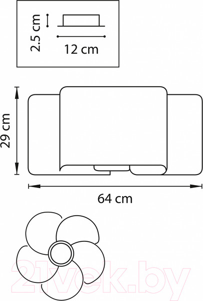 Изображение товара Люстра/потолочный светильник Lightstar Pittore 811052