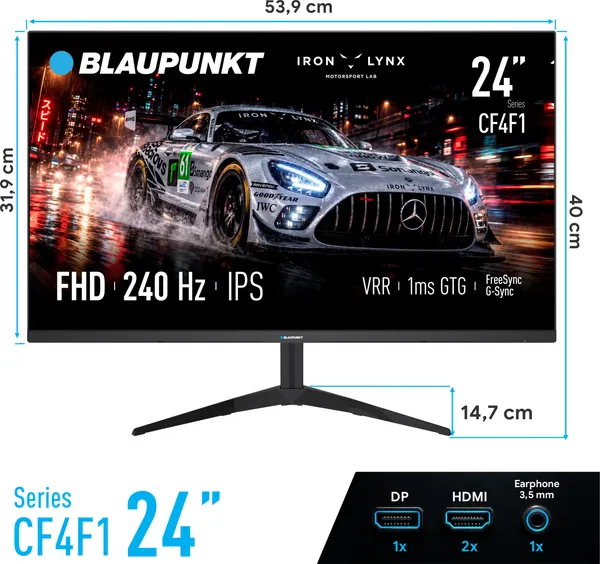 Изображение товара Монитор Blaupunkt 24CF4F1