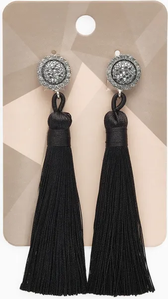 Изображение товара Серьги Queen Fair Клипсы. Кисти / 3918680 (черный)