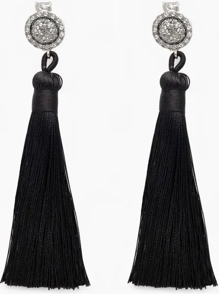 Изображение товара Серьги Queen Fair Клипсы. Кисти / 3918680 (черный)