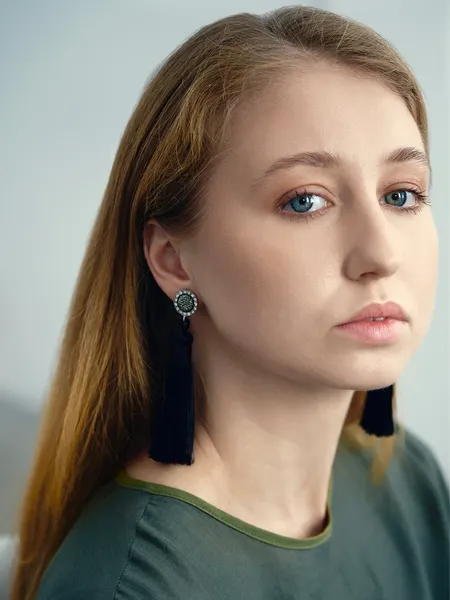 Изображение товара Серьги Queen Fair Клипсы. Кисти / 3918680 (черный)