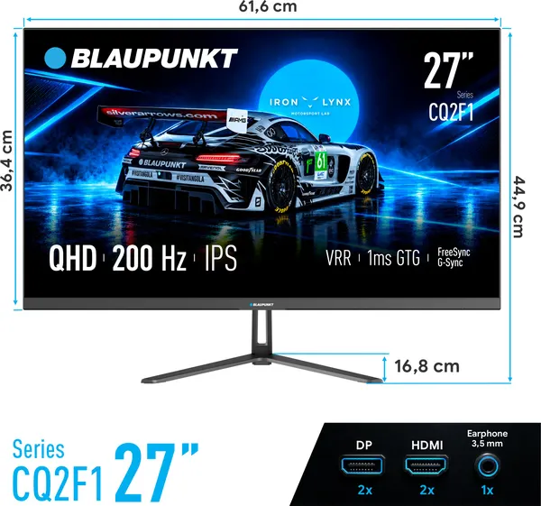 Изображение товара Монитор Blaupunkt 27CQ2F1