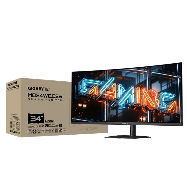 Изображение товара Монитор Gigabyte MO34WQC36 (20VM0-MO34WQ3BT-1EKR)