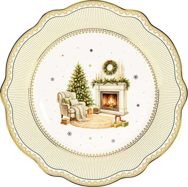 Изображение товара Тарелка столовая обеденная Fissman Christmas Eve 13331