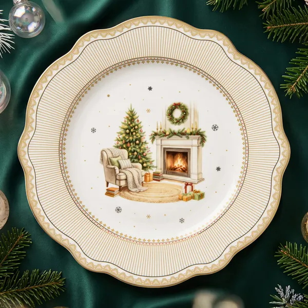 Изображение товара Тарелка столовая обеденная Fissman Christmas Eve 13331