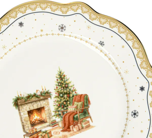 Изображение товара Тарелка столовая обеденная Fissman Christmas Eve 13332