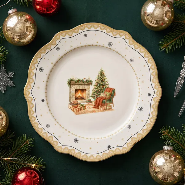 Изображение товара Тарелка столовая обеденная Fissman Christmas Eve 13332