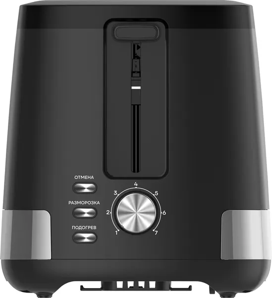 Изображение товара Тостер Vitek VT-T1002 (черный/стальной)