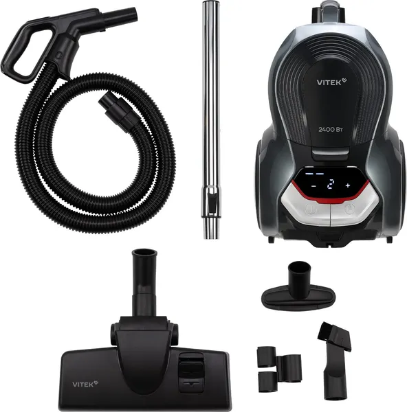 Изображение товара Пылесос Vitek VT-CV4060 (серый/серебристый)