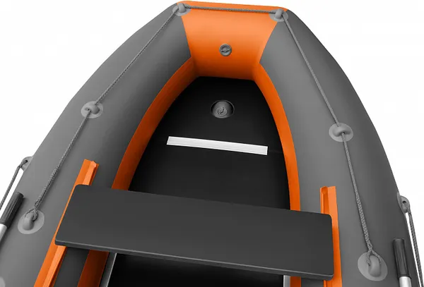 Изображение товара Надувная лодка Roger Boat Хантер Киль 3000 (графит/оранжевый)