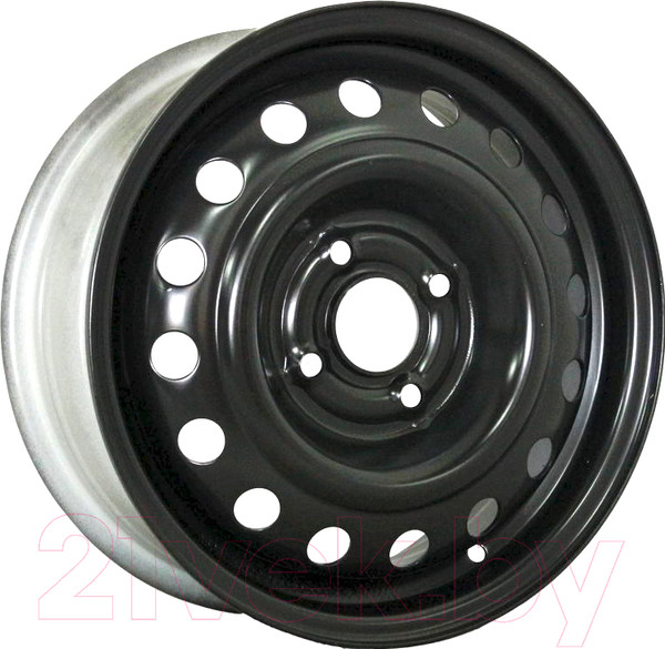 Изображение товара Штампованный диск Trebl 6565T 14x5.5" 4x100мм DIA 56.6мм ET 45мм Black