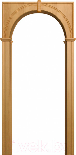 Изображение товара Арка межкомнатная Лесма Палермо 700-1300x190x1800 (миланский орех)