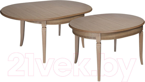 Изображение товара Обеденный стол ТехКомПро Азалия 3 (дуб/тон 6)