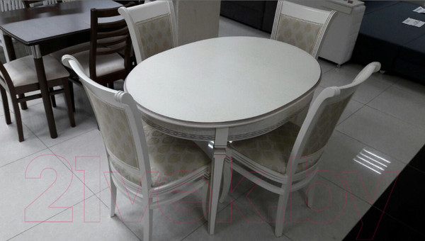 Изображение товара Обеденный стол ТехКомПро Азалия 3 (дуб/тон 6)