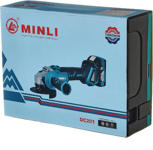Изображение товара Угловая шлифовальная машина MINLI DC201-4.0A