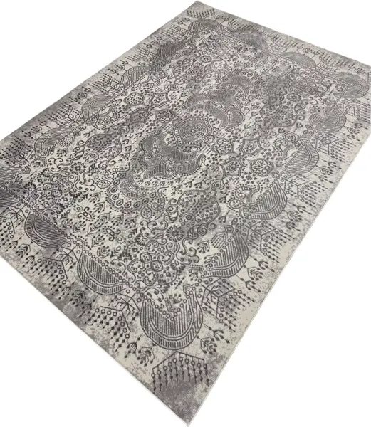 Изображение товара Коврик Radjab Carpet Мираж Прямоугольник E0055B (1.2x1.8, Cream/Gri)