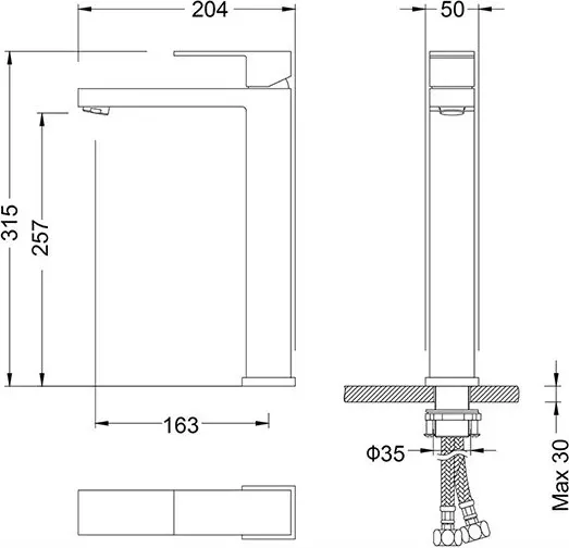 Изображение товара Смеситель Timo Selene 3061/00F (хром)