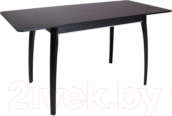 Изображение товара Обеденный стол ТехКомПро Арека ПР ножка 6 70x100-140x75 (дуб/тон венге)