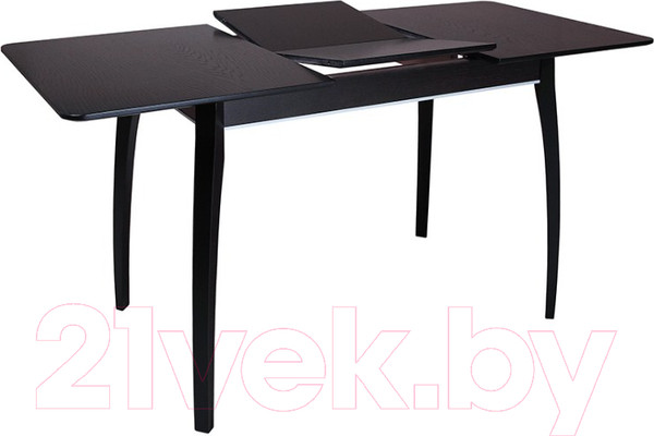 Изображение товара Обеденный стол ТехКомПро Арека ПР ножка 6 70x100-140x75 (дуб/тон венге)