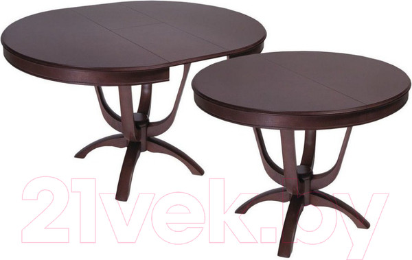 Изображение товара Обеденный стол ТехКомПро Камелия О (дуб/тон 39)