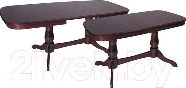 Изображение товара Обеденный стол ТехКомПро Комфорт (дуб/тон 39)