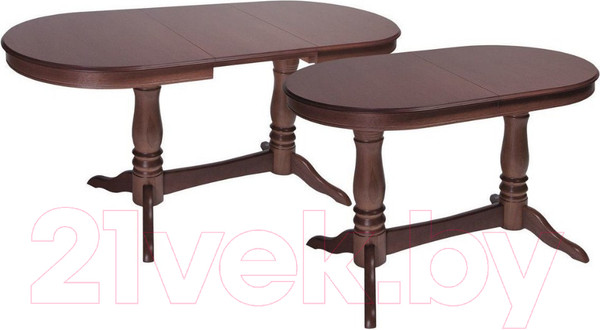 Изображение товара Обеденный стол ТехКомПро Комфорт МО (дуб/тон 39)