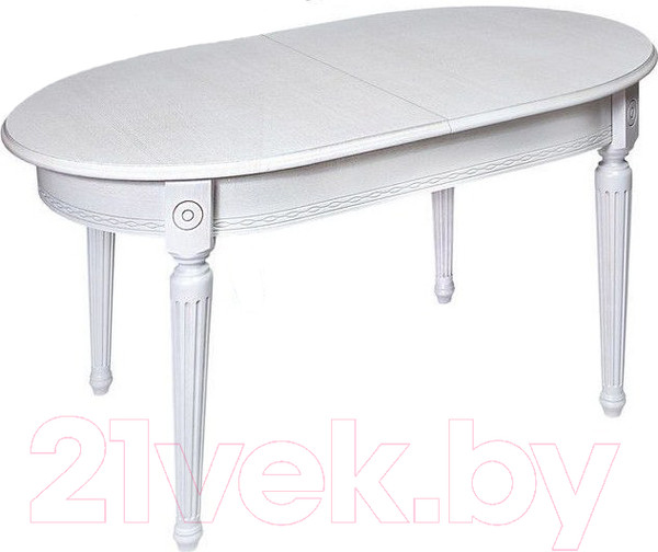 Изображение товара Обеденный стол ТехКомПро Лекс 2 ножка круглая (дуб/тон 1)