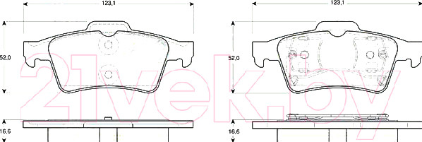 Изображение товара Тормозные колодки TRW GDB1469