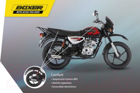Изображение товара Мотоцикл Bajaj Boxer BM 125 X (синий)