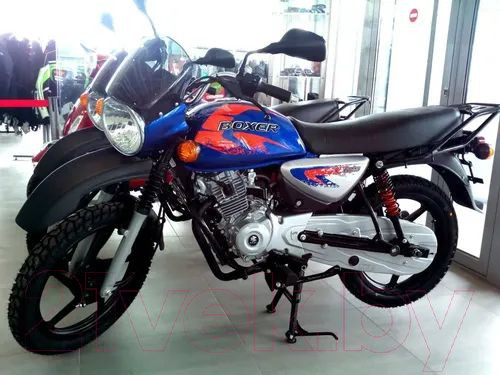 Изображение товара Мотоцикл Bajaj Boxer BM 125 X (синий)