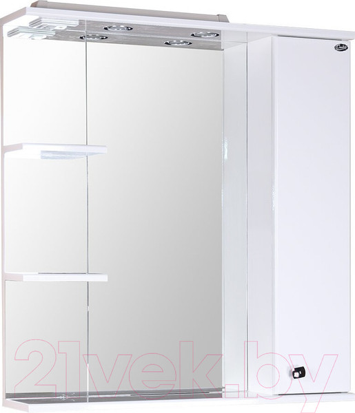 Изображение товара Шкаф с зеркалом для ванной Onika Эльбрус 80.02 R (208022)