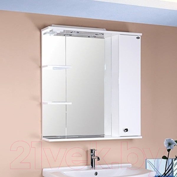 Изображение товара Шкаф с зеркалом для ванной Onika Эльбрус 80.02 R (208022)