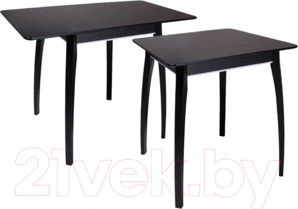 Изображение товара Обеденный стол ТехКомПро Арека ПР Ножка 6 740x740 (бук/тон венге)