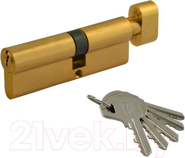 Изображение товара Цилиндровый механизм замка Нора-М ЛУ-90 55/35 (латунь)