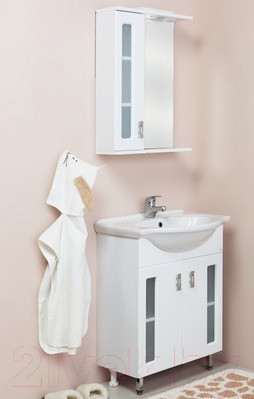 Изображение товара Шкаф с зеркалом для ванной Onika Кристалл 67.02 L (206705)