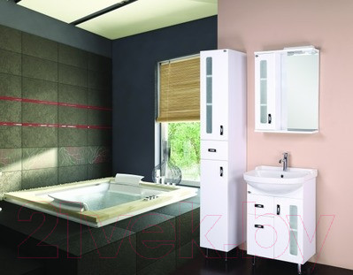 Изображение товара Шкаф с зеркалом для ванной Onika Кристалл 67.02 L (206705)