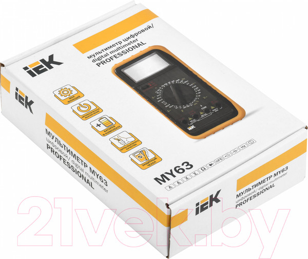 Изображение товара Мультиметр цифровой IEK Professional MY63 / TMD-5S-063