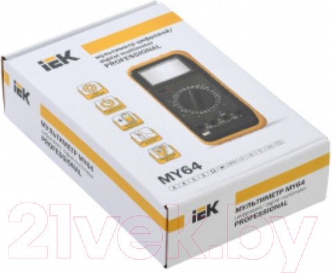 Изображение товара Мультиметр цифровой IEK Professional MY64 / TMD-5S-064