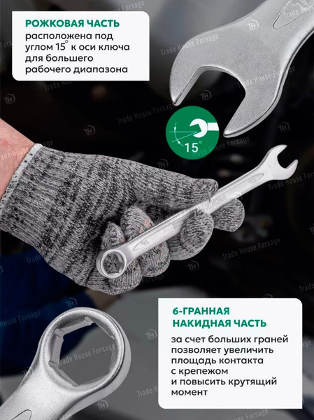 Изображение товара Набор ключей RockForce RF-5161H (27958)